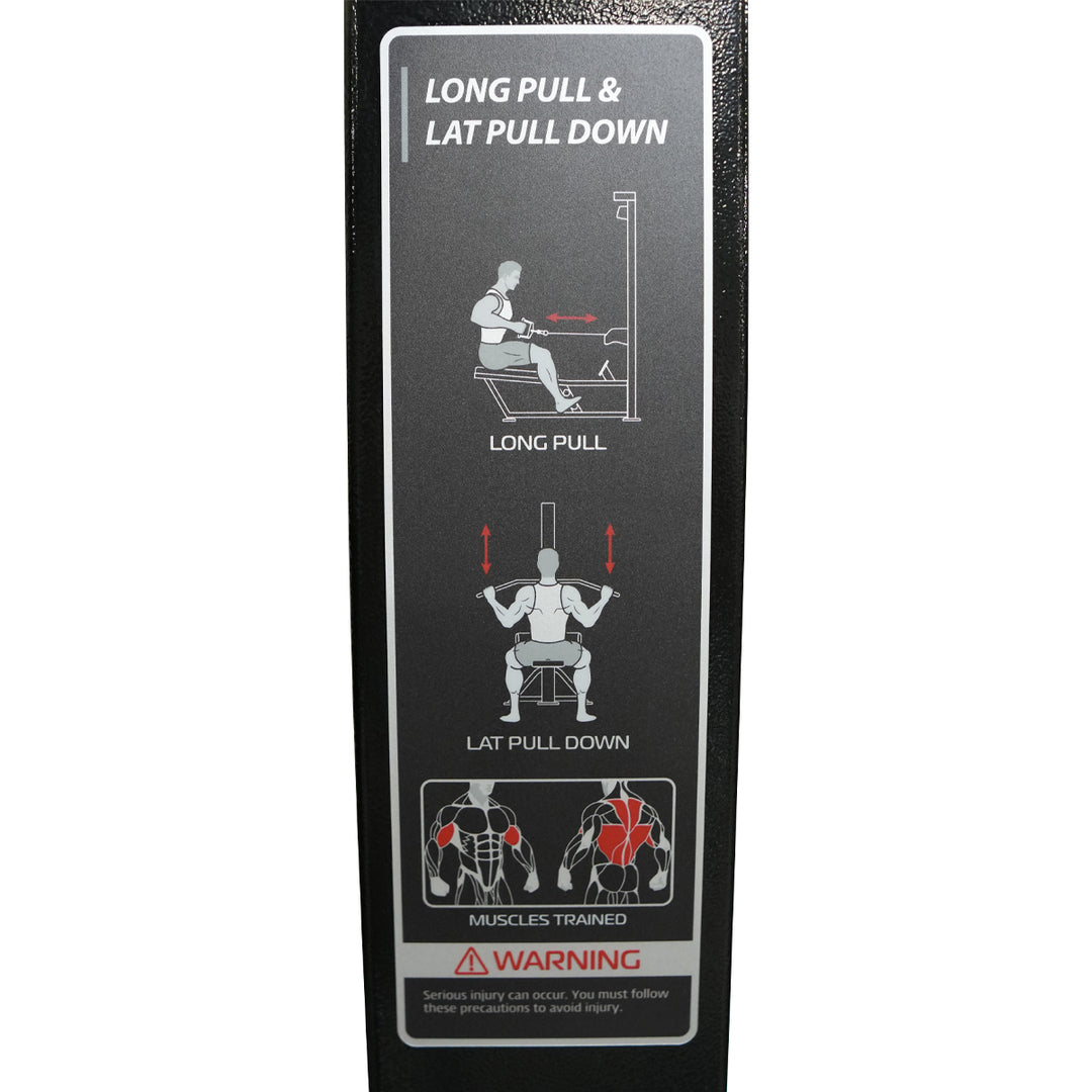 BNKR<sup>26</sup> Atomic Series Lat Pulldown / Low Row Combo