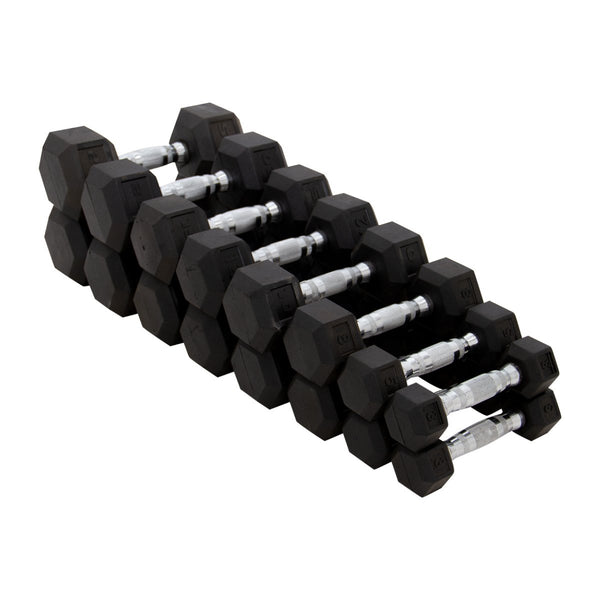 3–25 lb Dumbbell Set