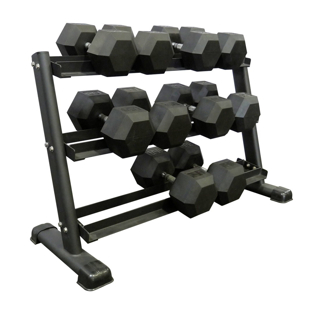 BNKR<sup>26</sup> Rubber Hex Dumbbell Set 80-100lbs